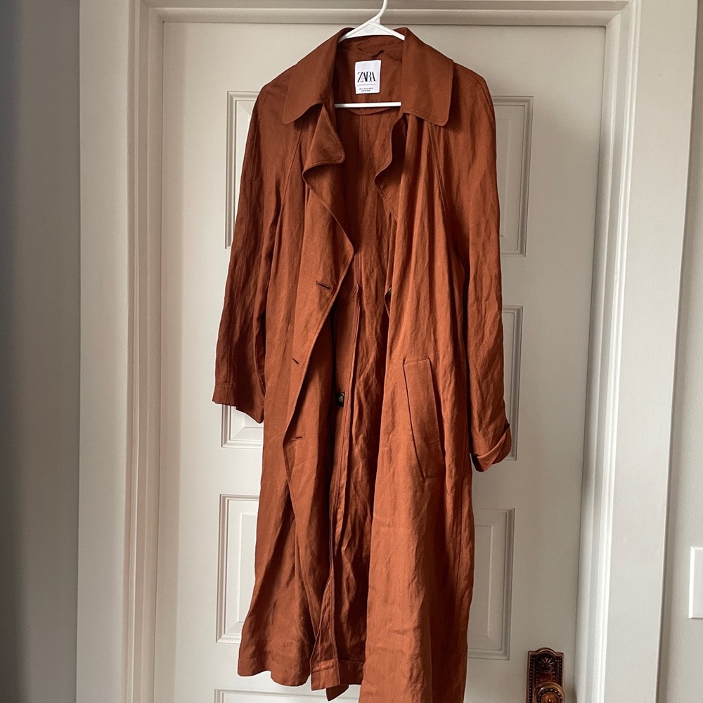 Zara light weight trench coat